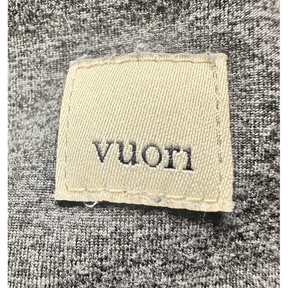 Vuori Leggings Womens Small Gray Heathered Soft Clean Elevation High Rise Crop - Picture 3 of 10